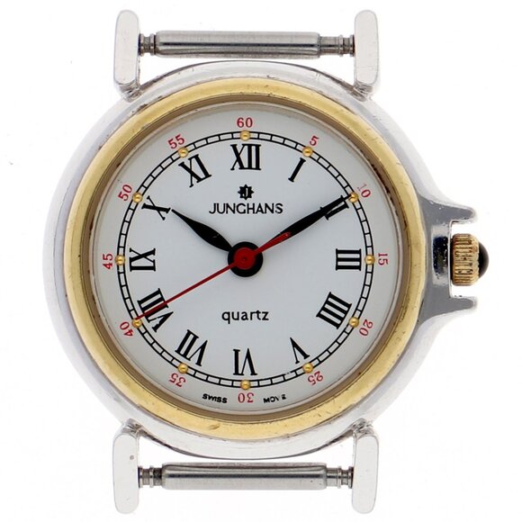 JUNGHANS EWJ-1002L Kent Bros Case Only white Gold Plated/SS QZ - Picture 1 of 4